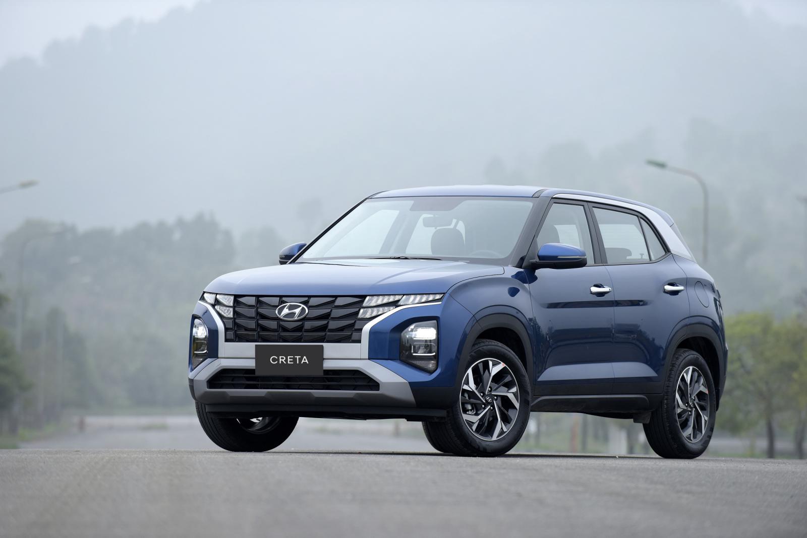Đánh giá xe Hyundai Creta 2023 về ngoại thất: Trẻ trung, bắt mắt.
